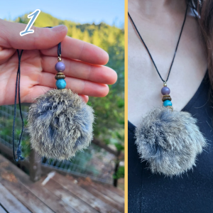 Rabbit Fur Necklace