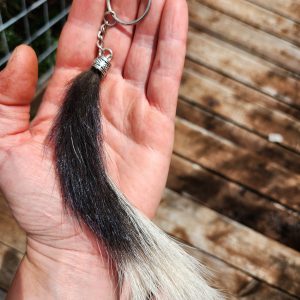 Skunk Tail Keychain