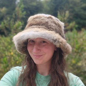 Rabbit Fur Bucket Hat (Broken Agouti)