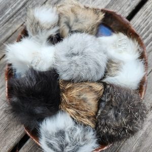 Rabbit Fur Hair Clip