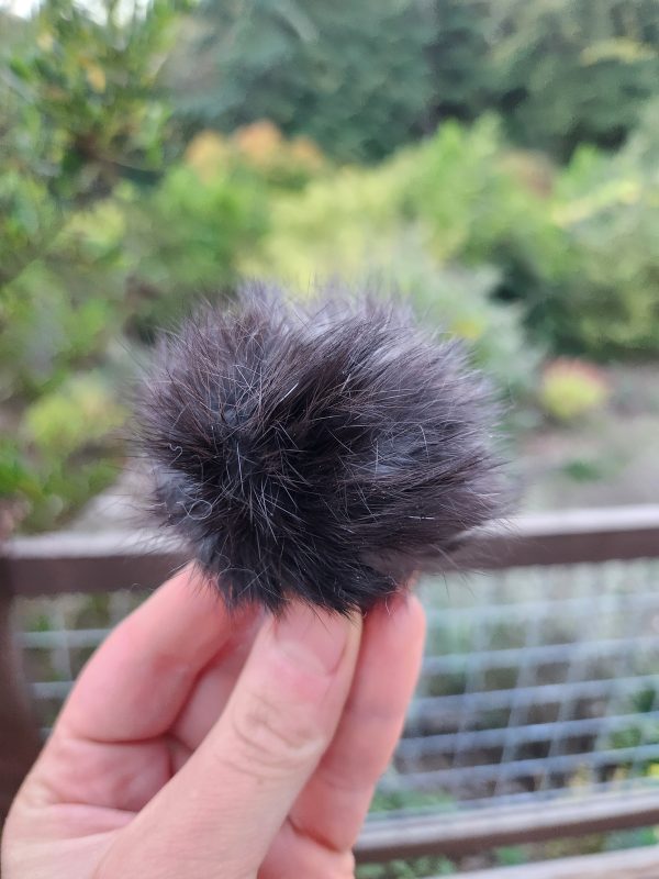 Rabbit Fur Hair Clip - Image 5