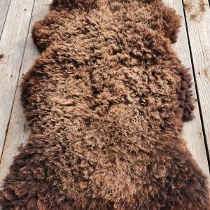 Sheepskin Rug- Chocolate XL