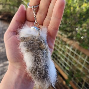 Rabbit’s Foot or Tail Keychain