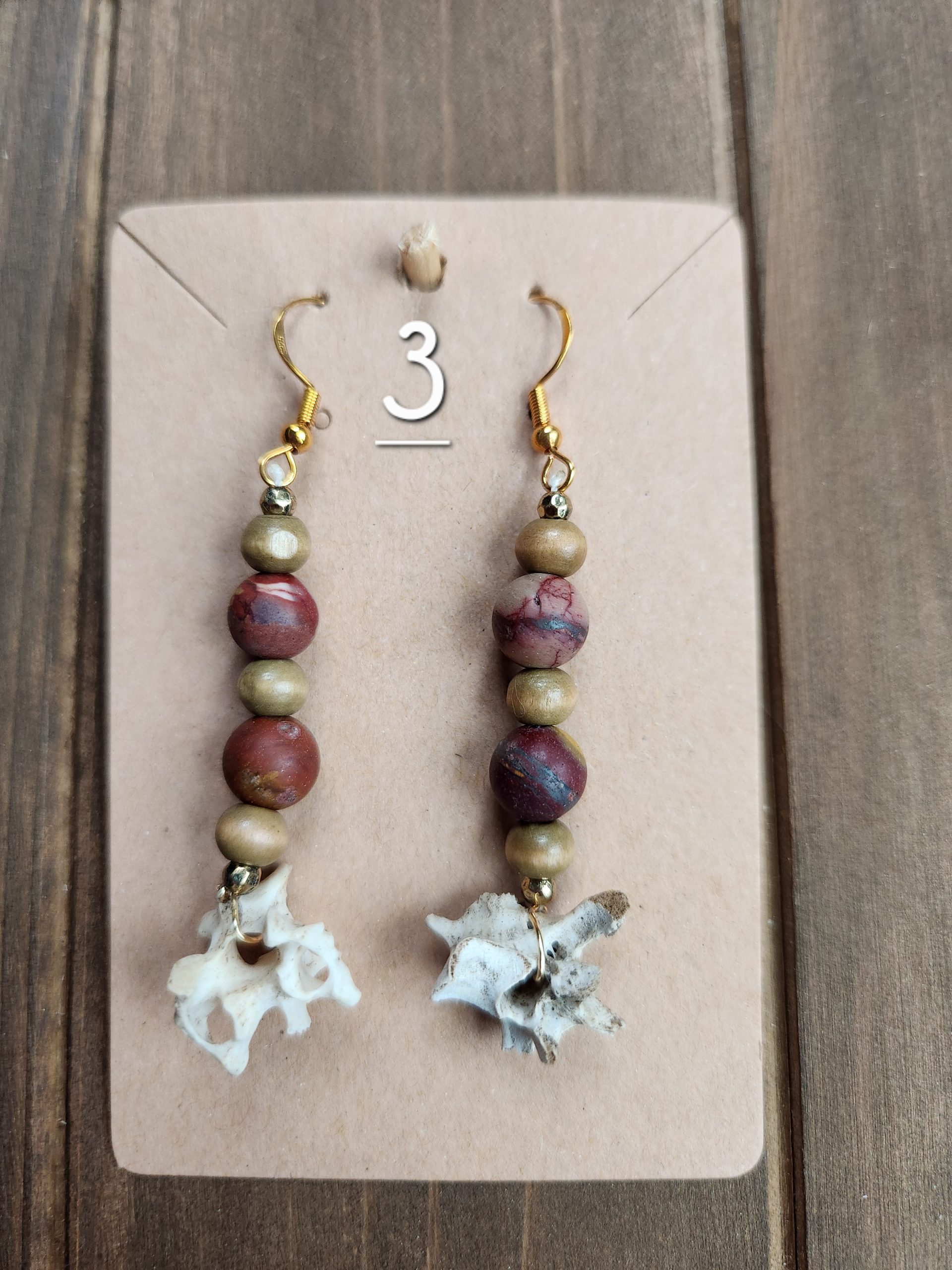 Bone Earrings - Image 4