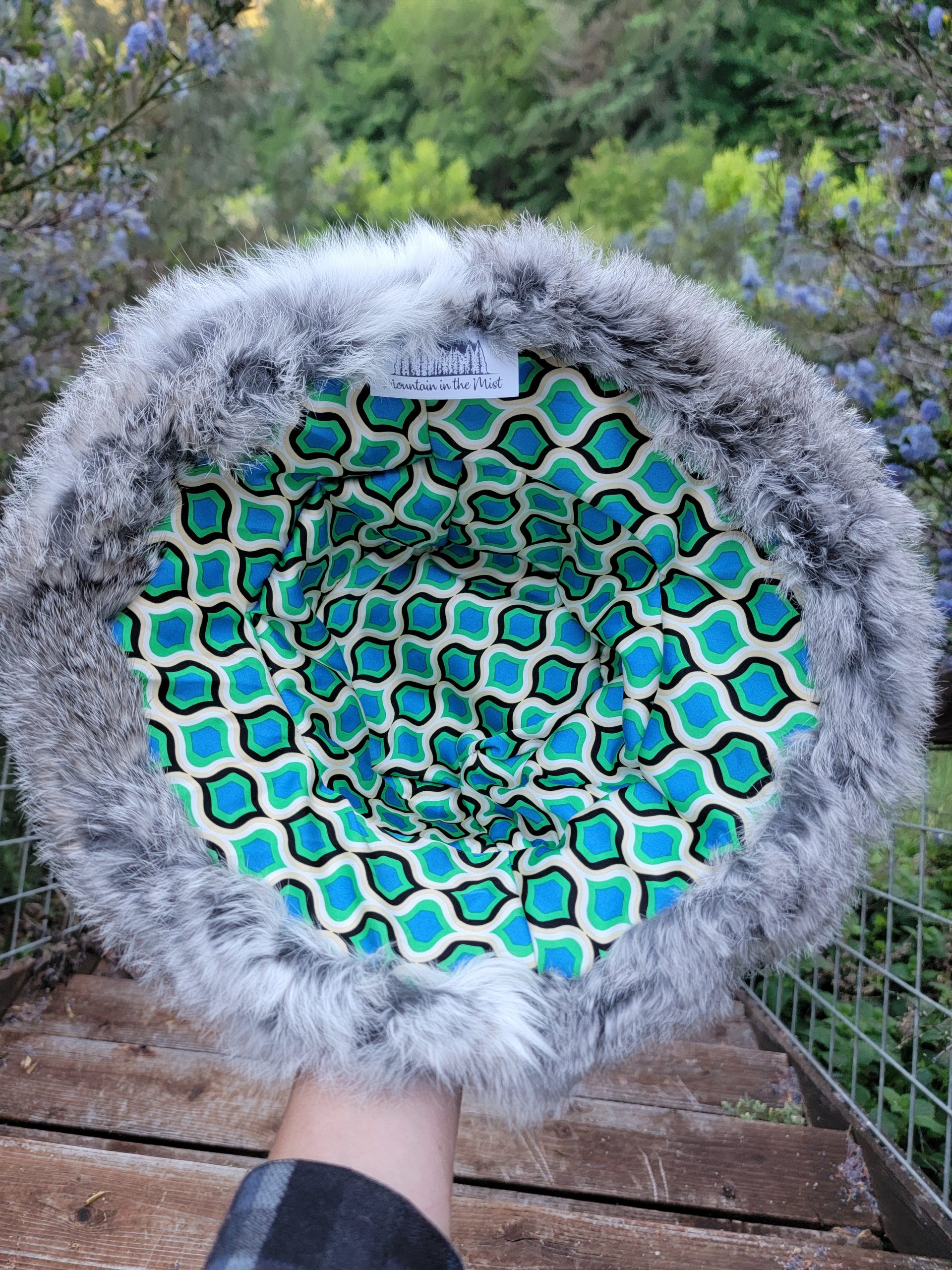 Rabbit Fur Bucket Hat- Large - Image 2