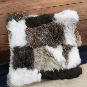 Rabbit Fur Pillow