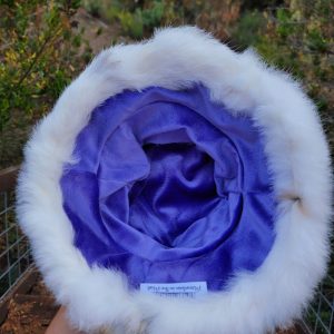 Rabbit Fur Bucket Hat- (Spotted)