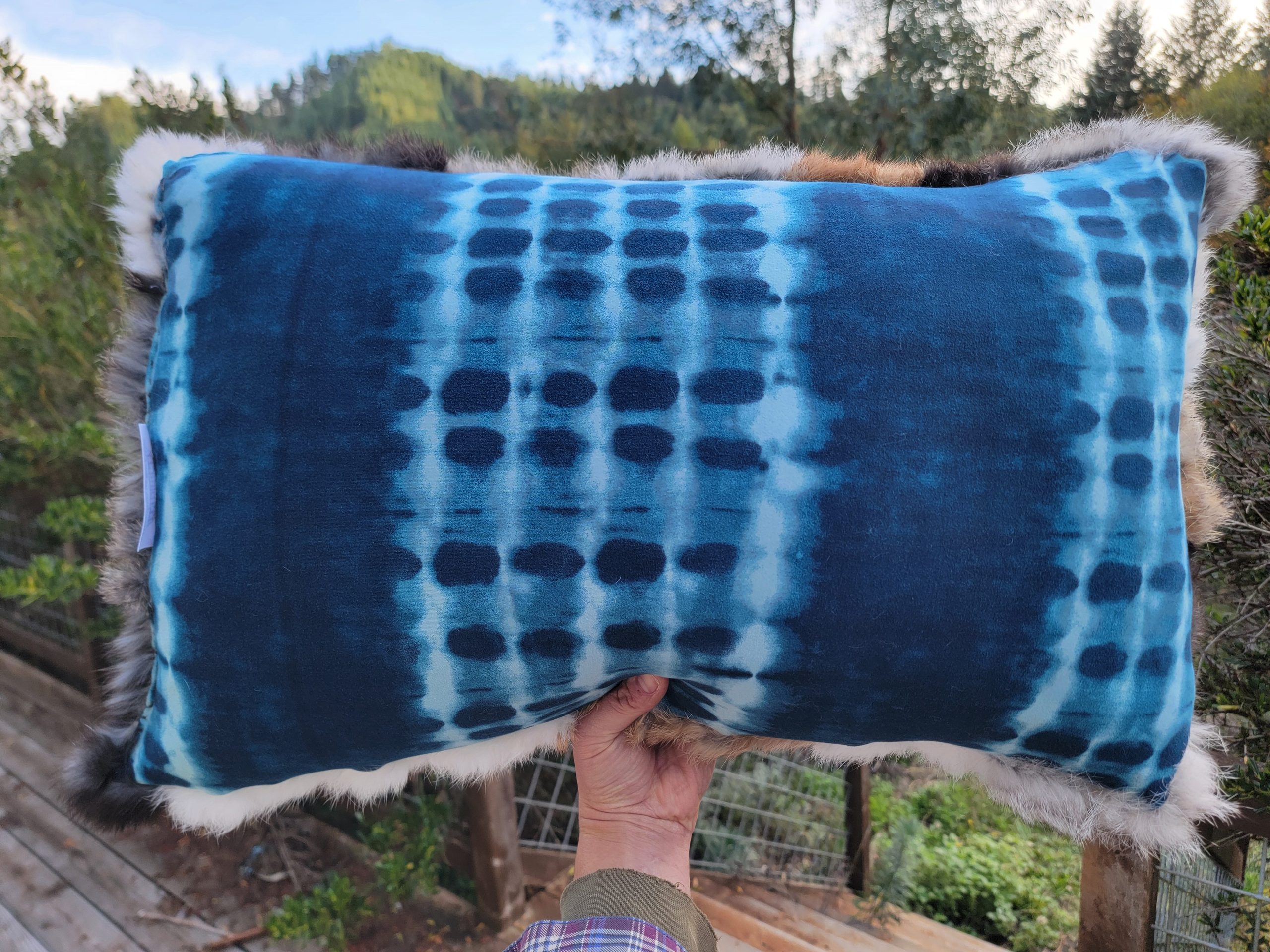 Rabbit Fur Pillow - Image 8