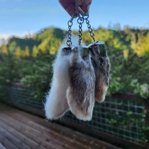 Rabbit’s Foot or Tail Keychain